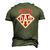 Super Dad Superhero Daddy Tee Fathers Day Outfit Men's 3D T-Shirt Back Print Army Green
