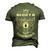 Team Bedoya Lifetime Member V8 Men's 3D T-shirt Back Print Army Green