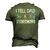 I Tell Dad Jokes Periodically Vintage Fathers Day Men's 3D T-Shirt Back Print Army Green