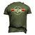 Top Dad Father 80S Fathers Day Men's 3D T-shirt Back Print Army Green