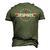 Top Grandpa Birthday Gun Jet Fathers Day 80S Dad Men's 3D T-shirt Back Print Army Green