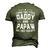I Have Two Titles Daddy And Papaw I Rock Them Both Men's 3D T-Shirt Back Print Army Green