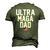 Ultra Maga Dad Ultra Maga Republicans Dad Men's 3D T-Shirt Back Print Army Green