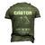 Never Underestimate The Power Of An Garton Even The Devil V3 Men's 3D T-shirt Back Print Army Green