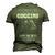 Never Underestimate The Power Of An Goggins Even The Devil V8 Men's 3D T-shirt Back Print Army Green