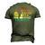 Vintage Its Not A Dad Bod Its Father Figure Men's 3D T-Shirt Back Print Army Green