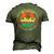 Vintage Mega Pint Brewing Co Happy Hour Anytime Hearsay Men's 3D Print Graphic Crewneck Short Sleeve T-shirt Army Green
