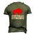 Vintage Pray For Buffalo Buffalo Strong Men's 3D T-Shirt Back Print Army Green