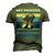 Vintage Veteran Mom My Heroes Dont Wear Capes Army Boots T-Shirt Men's 3D Print Graphic Crewneck Short Sleeve T-shirt Army Green
