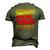 Warning Official Teenager Do Not Approach 13Th Birthday Men's 3D T-Shirt Back Print Army Green