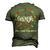 Wear Orange Peace Sign Enough End Gun Violence V2 Men's 3D T-Shirt Back Print Army Green