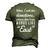 When I Ask For Directions Please Dont Use Words Like East Men's 3D T-Shirt Back Print Army Green
