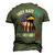 They Hate Us Cuz They Aint Us Bald Eagle 4Th Of July Men's 3D T-shirt Back Print Army Green