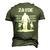 Zayde Grandpa Zayde Best Friend Best Partner In Crime Men's 3D T-shirt Back Print Army Green