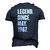 35 Years Old 35Th Birthday Legend Since May 1987 Men's 3D T-Shirt Back Print Navy Blue
