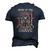 4Th Of July Military Home Of The Free Because Of The Brave Men's 3D T-Shirt Back Print Navy Blue
