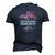 American Grown With Indian Roots India Tee Men's 3D T-Shirt Back Print Navy Blue