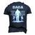 Baba Grandpa Baba Best Friend Best Partner In Crime Men's 3D T-shirt Back Print Navy Blue
