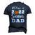 Basketball Senior Dad Class Of 2022 High School Grad Men's 3D T-Shirt Back Print Navy Blue