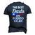 Mens The Best Dads Are Puerto Rican Puerto Rico Men's 3D T-Shirt Back Print Navy Blue