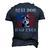 Mens Best Dog Dad Ever Husky American Flag 4Th Of July Men's 3D T-shirt Back Print Navy Blue
