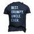 Mens Best Grumpy Uncle Ever Grouchy Uncle Men's 3D T-Shirt Back Print Navy Blue