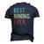 Best Ninong Ever Cool Vintage Fathers Day Men's 3D T-Shirt Back Print Navy Blue