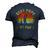 Best Pops By Par For Golfer Daddy Fathers Day Men's 3D T-Shirt Back Print Navy Blue
