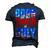 Born On The Fourth Of July 4Th Of July Birthday Patriotic Men's 3D T-shirt Back Print Navy Blue