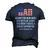Dad No Matter How Hard Life Gets At Least Happy Fathers Day Men's 3D T-Shirt Back Print Navy Blue