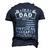 Im A Dad And Physical Therapist Fathers Day & 4Th Of July Men's 3D T-shirt Back Print Navy Blue