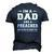 Im A Dad And A Preacher Nothing Scares Me Men Men's 3D T-Shirt Back Print Navy Blue