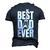 Mens Dads Birthday Fathers Day Best Dad Ever Men's 3D T-shirt Back Print Navy Blue