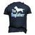 The Dogfather Dog Glen Of Imaal Terrier Men's 3D T-Shirt Back Print Navy Blue