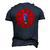 Dominica Flag Sisserou Parrot Men's 3D T-Shirt Back Print Navy Blue