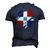 Dominican Flag Dominican Republic Men's 3D T-Shirt Back Print Navy Blue