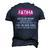 Fatima Name Fatima Hated By Many Loved By Plenty Heart On Her Sleeve Men's 3D T-shirt Back Print Navy Blue