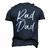 Mens Fun Fathers Day From Son Cool Quote Saying Rad Dad Men's 3D T-Shirt Back Print Navy Blue