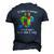 Fun Heart Puzzle S Dad Autism Awareness Support Men's 3D T-Shirt Back Print Navy Blue