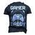 Gamer Daddy Video Gamer Gaming Men's 3D T-shirt Back Print Navy Blue