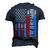 Happy 4Th Of July American Flag Fireworks Patriotic Outfits Men's 3D T-Shirt Back Print Navy Blue