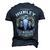 Hunley Name Shirt Hunley Family Name V2 Men's 3D Print Graphic Crewneck Short Sleeve T-shirt Navy Blue