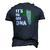Its In My Dna Proud Nigeria Africa Usa Fingerprint Men's 3D T-Shirt Back Print Navy Blue