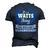 Its A Watts Thing You Wouldnt Understand T Shirt Watts Shirt For Watts A Men's 3D T-shirt Back Print Navy Blue