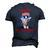 Joe Biden Happy Halloween For Fourth Of July Men's 3D T-Shirt Back Print Navy Blue