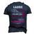 Laurie Name Laurie Name Men's 3D T-shirt Back Print Navy Blue