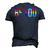 Be You Lgbt Flag Gay Pride Month Transgender Rainbow Lesbian Men's 3D T-Shirt Back Print Navy Blue