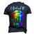I Licked It So Its Mine Lesbian Gay Pride Lgbt Flag Men's 3D T-Shirt Back Print Navy Blue