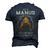 As A Manus I Have A 3 Sides And The Side You Never Want To See Men's 3D T-shirt Back Print Navy Blue
