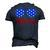 Merica Patriotic American Flag Pride Fourth Of July T V2 Men's 3D T-shirt Back Print Navy Blue